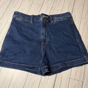 GAP Khaki Short Womens Size 6 / 28 Blue Denim Stretch